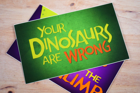 Your Dinosaurs Are Wrong Logo 5"x3" Sticker