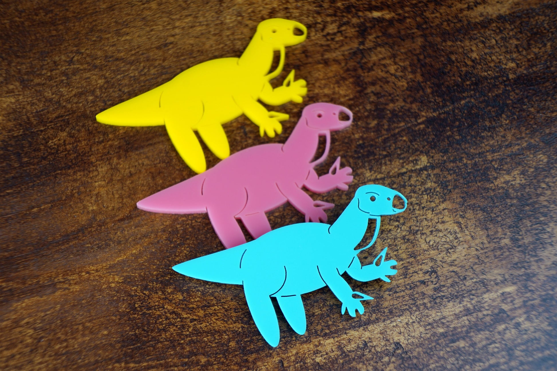 Derpy Iguanodon Dinosaur Brooch Pin