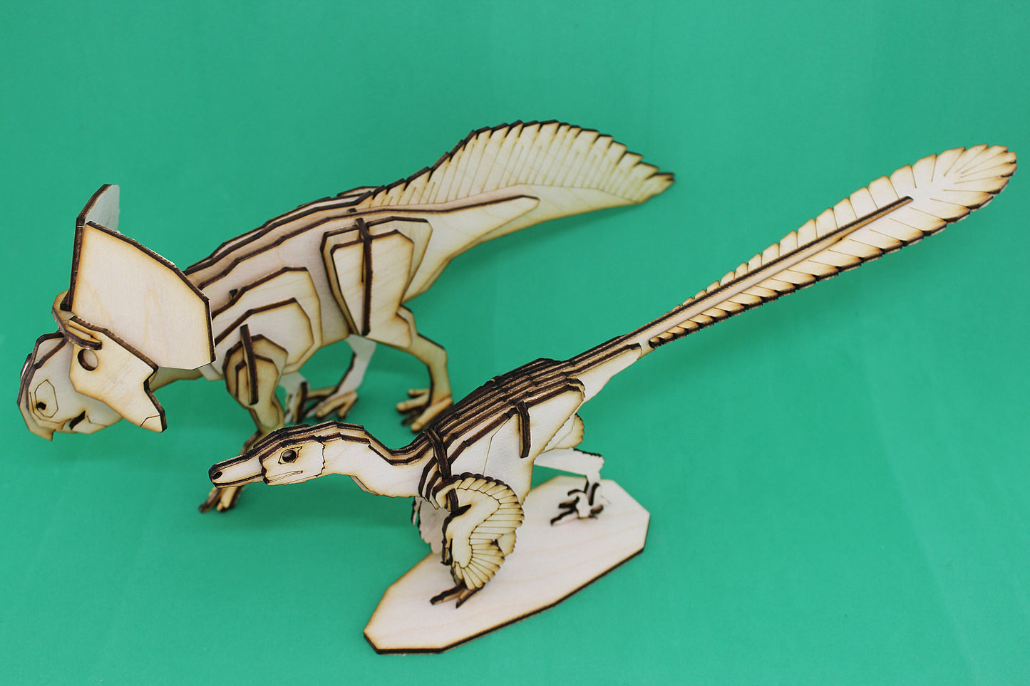 Protoceratops Wood Puzzle Model