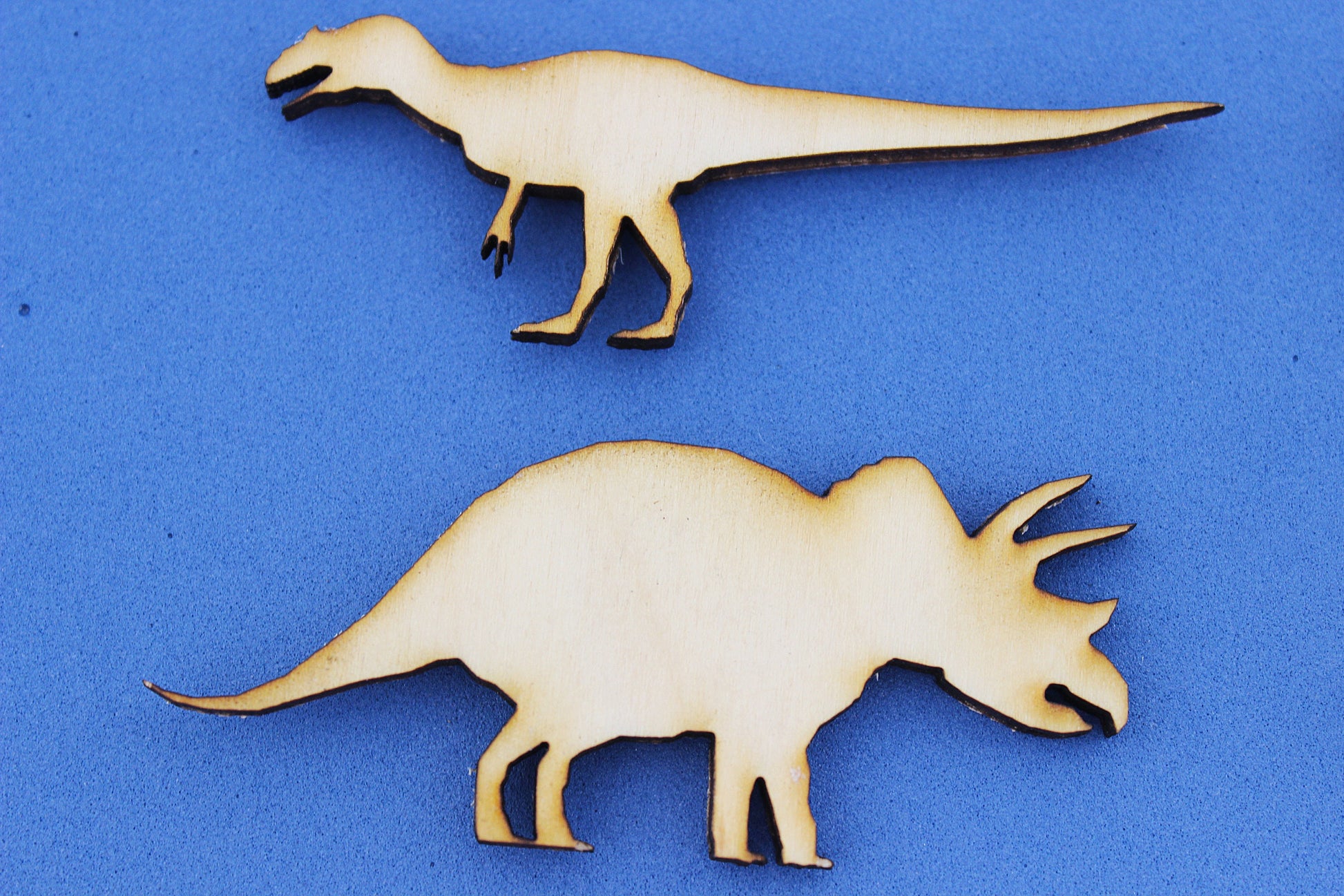 Dinosaur Magnets - Wood - Set of 8