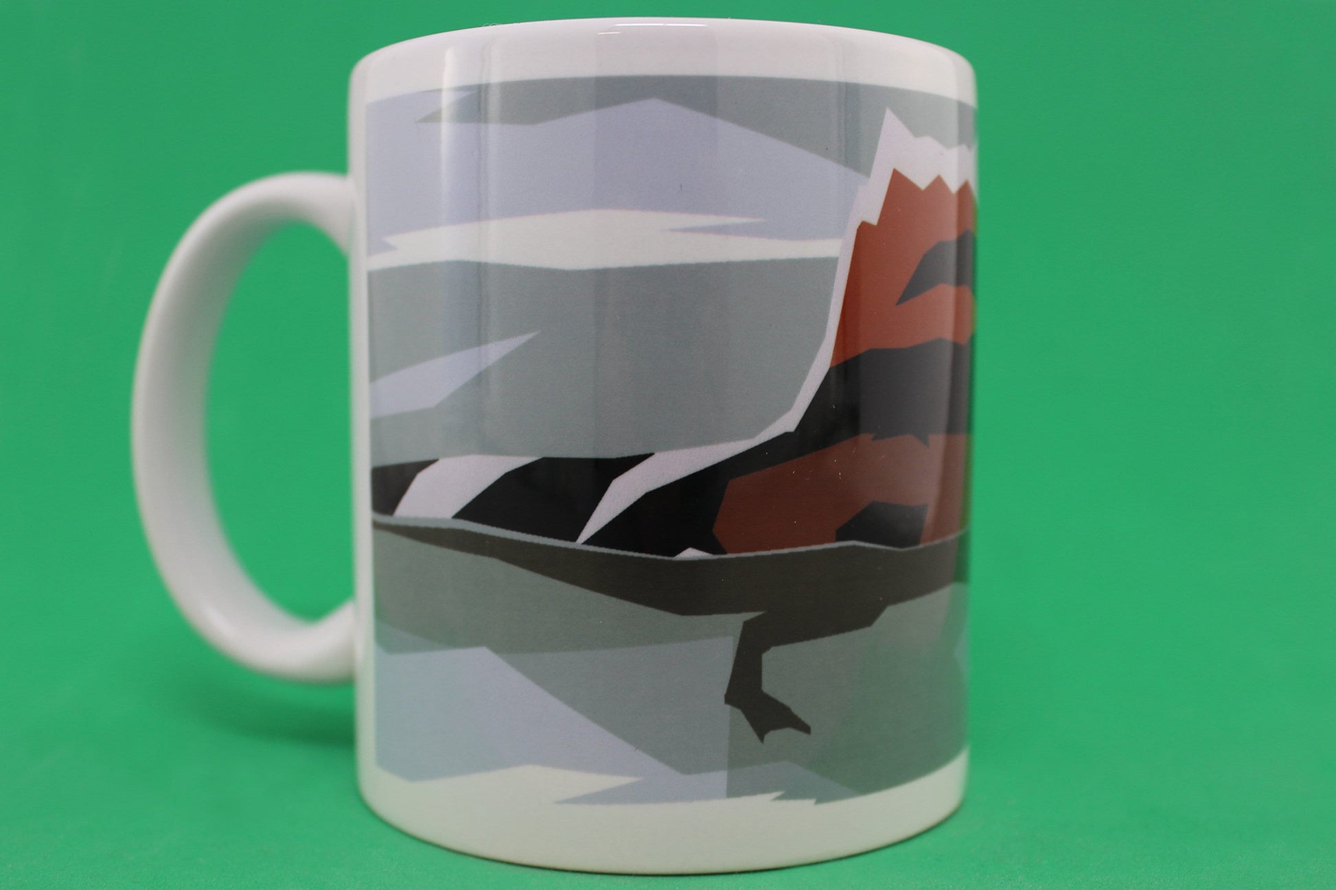 Spinosaurus Swimming Coffee Mug #1