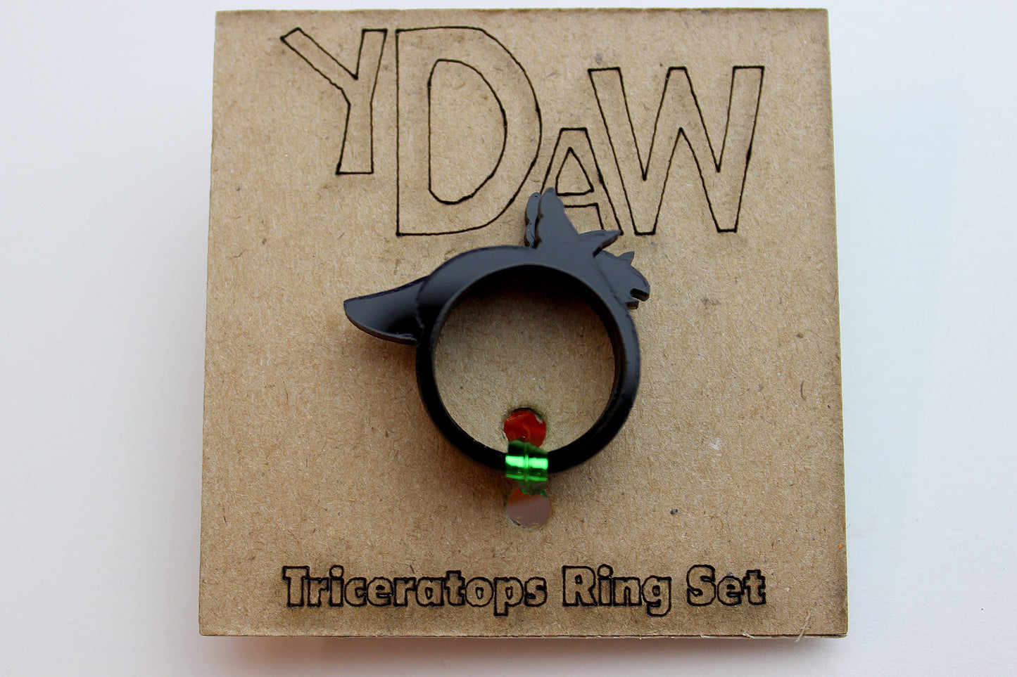 Triceratops Stacking Ring Set