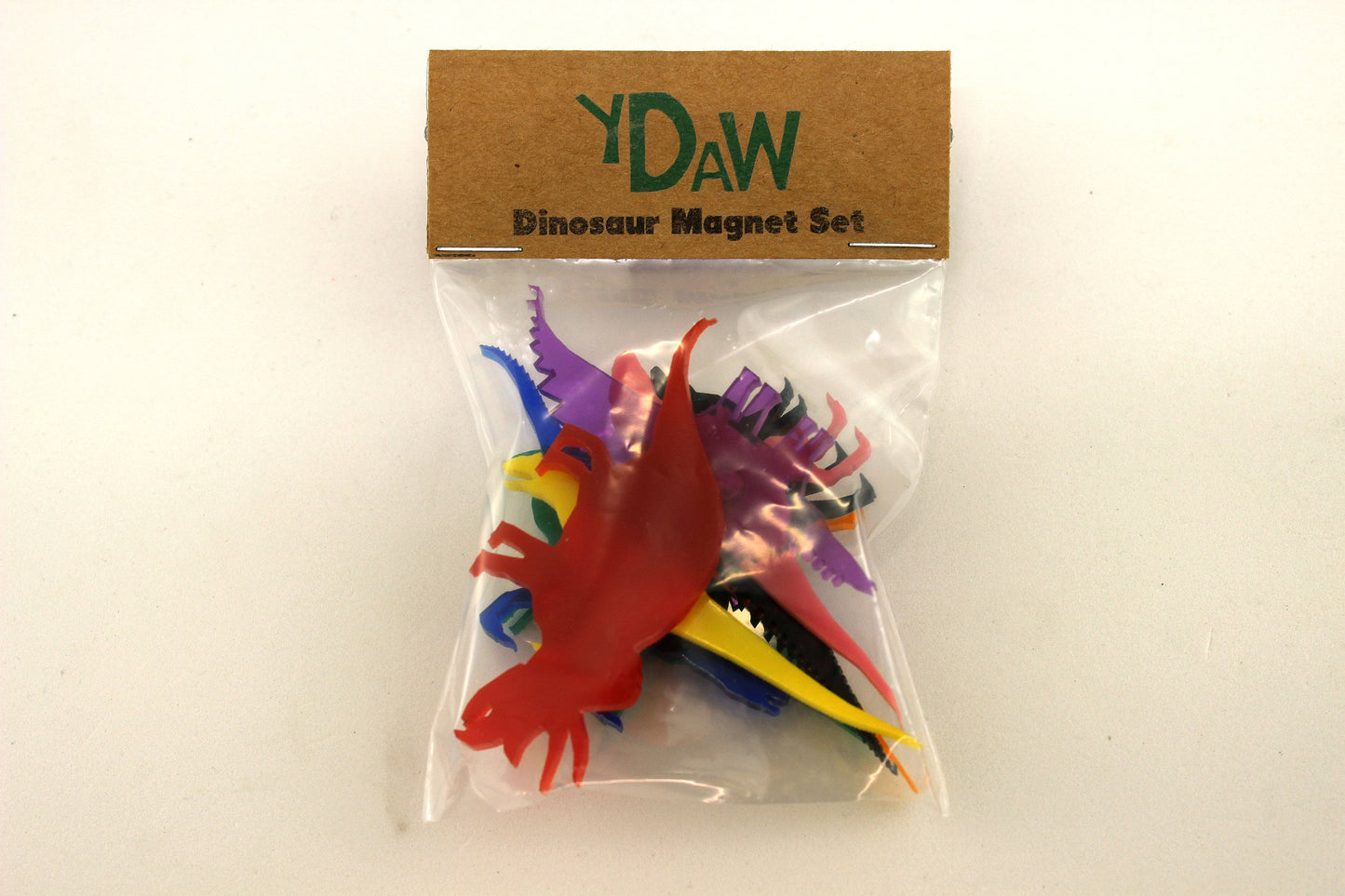 Dinosaur Magnets - Assorted Acrylic - Set of 8