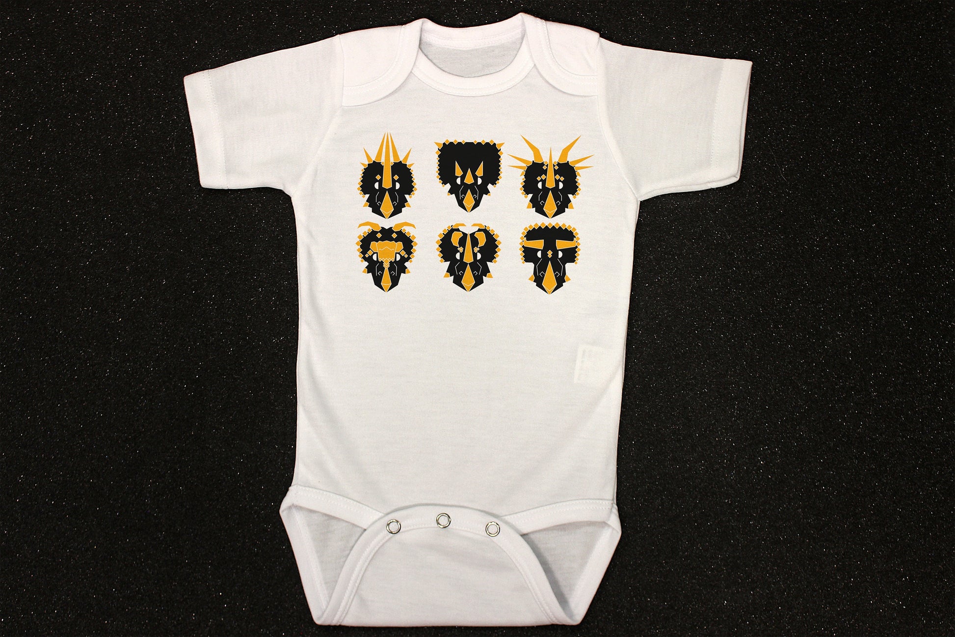 Ceratopsids Dinosaur Baby Bodysuit