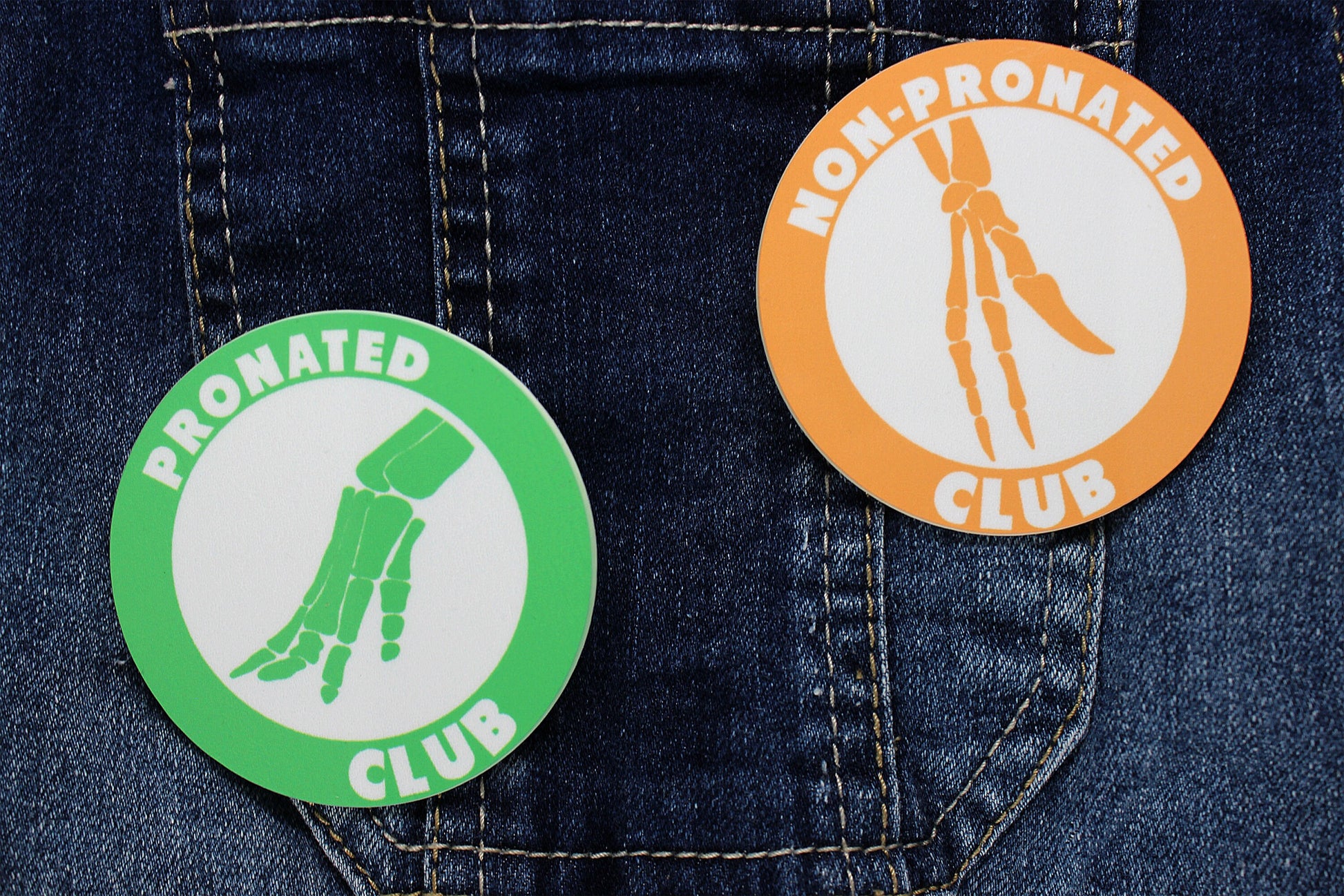 Pronated Club Pinback Buttons