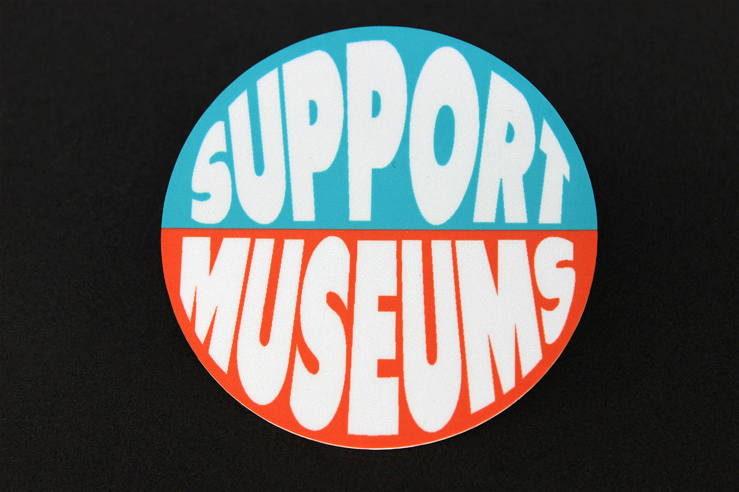 Support Museums Pinback Button