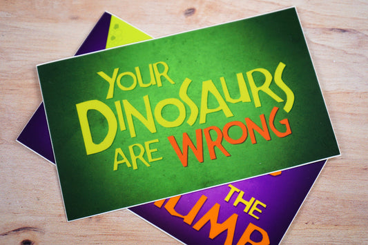 Your Dinosaurs Are Wrong Logo 5"x3" Sticker