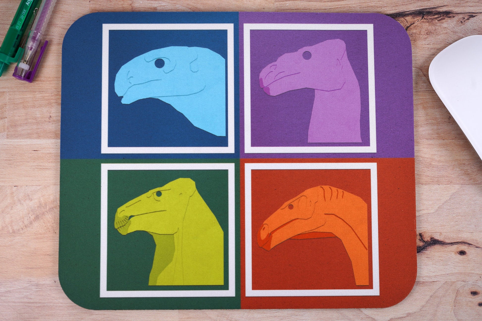 Iguanodon Heads Mousepad