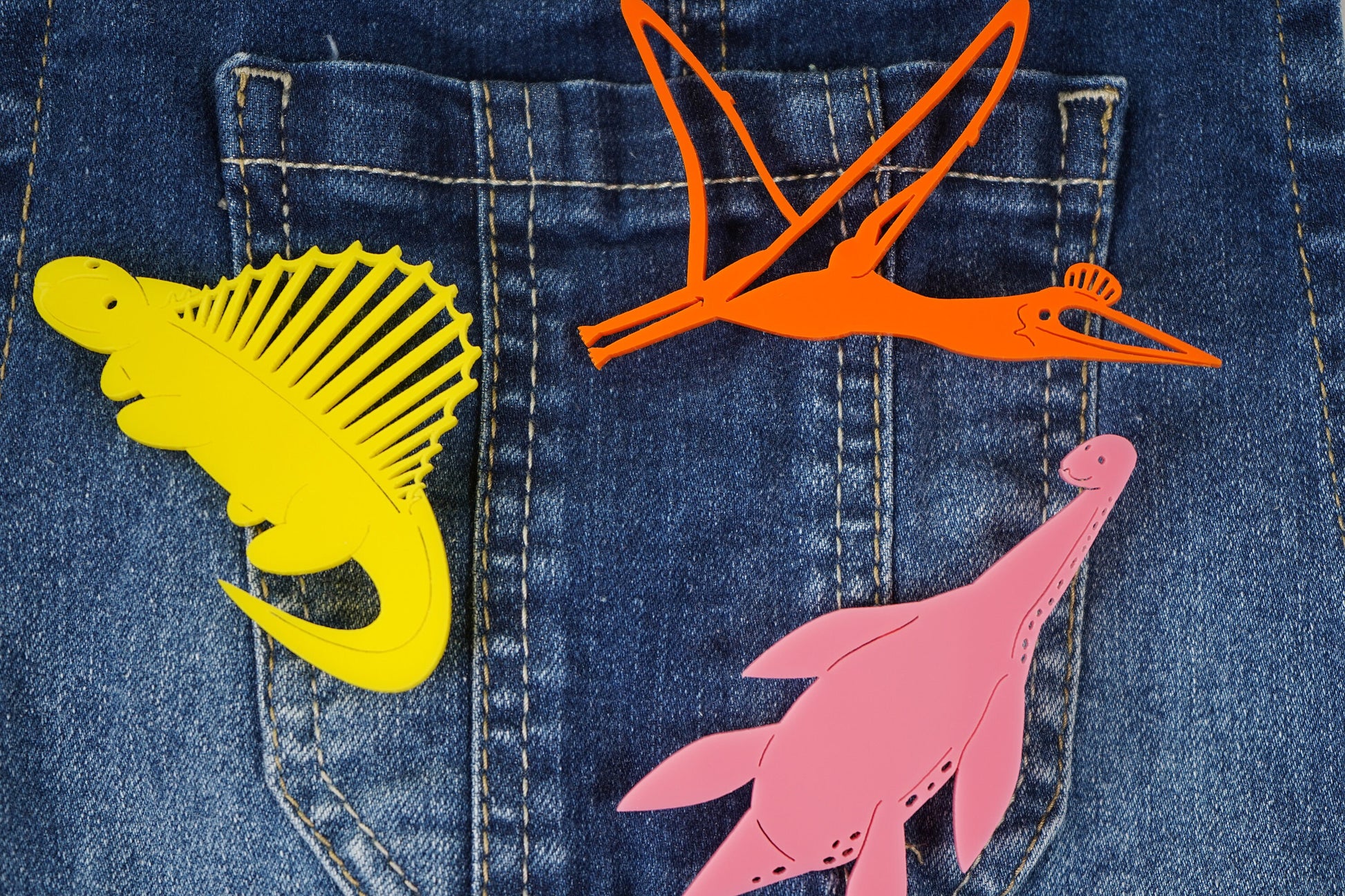 Derpy Plesiosaurus (Not) Dinosaur Brooch