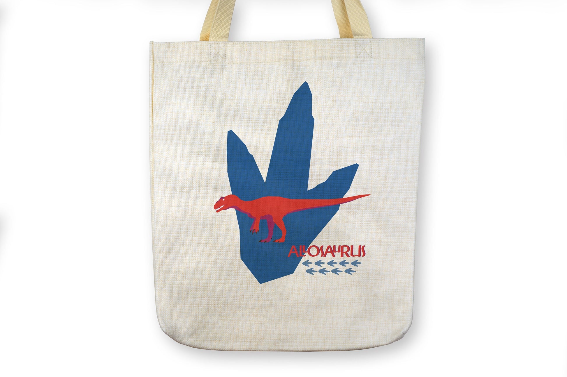 Dinosaurs & Footprints Tote Bags (Pick Your Dino!)