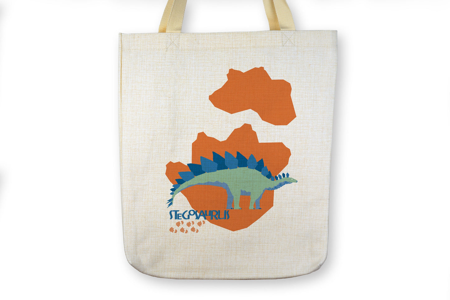 Dinosaurs & Footprints Tote Bags (Pick Your Dino!)