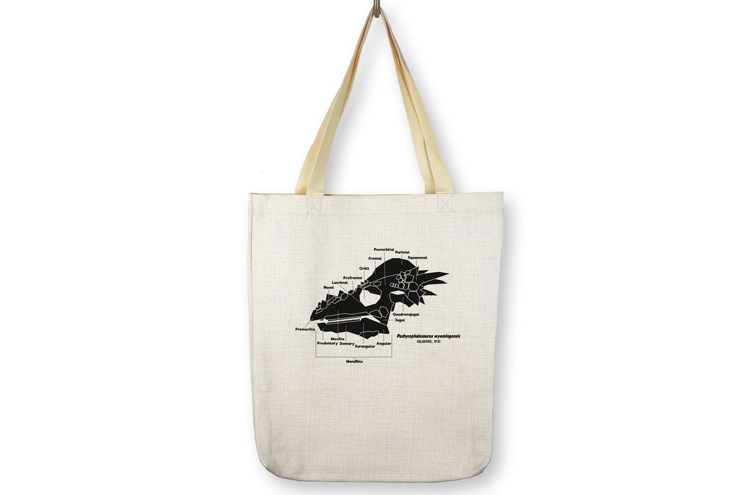 Dinosaur Skull Tote Bags (Pick Your Dino!)