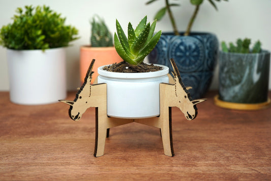 Styracosaurus Dinosaur Mini Plant Stand