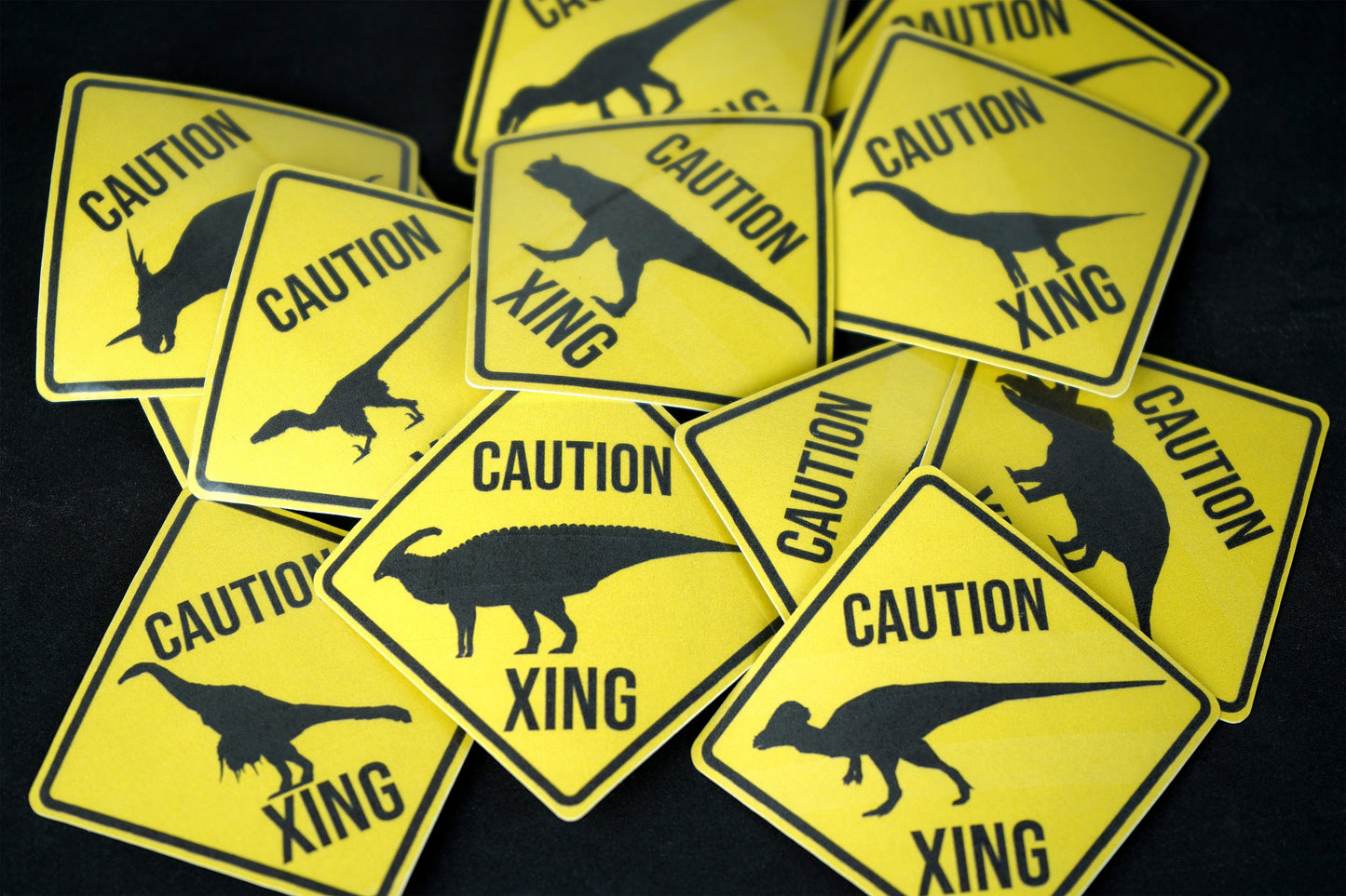 Dinosaur Crossing Stickers Assorted Pack