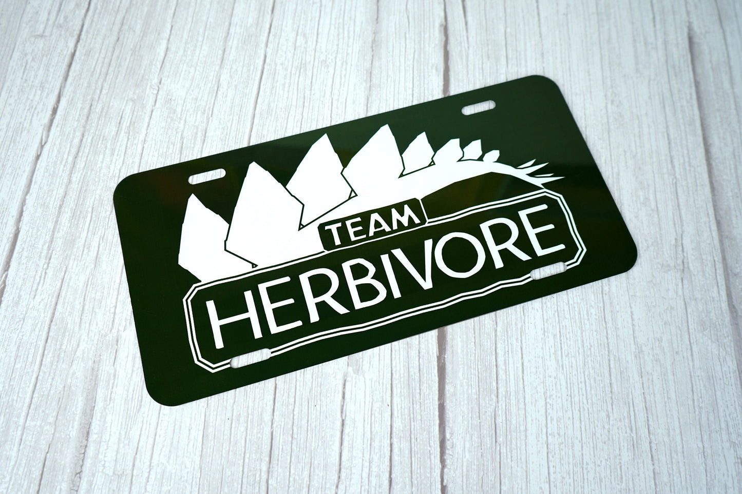 Team Herbivore Novelty License Plate