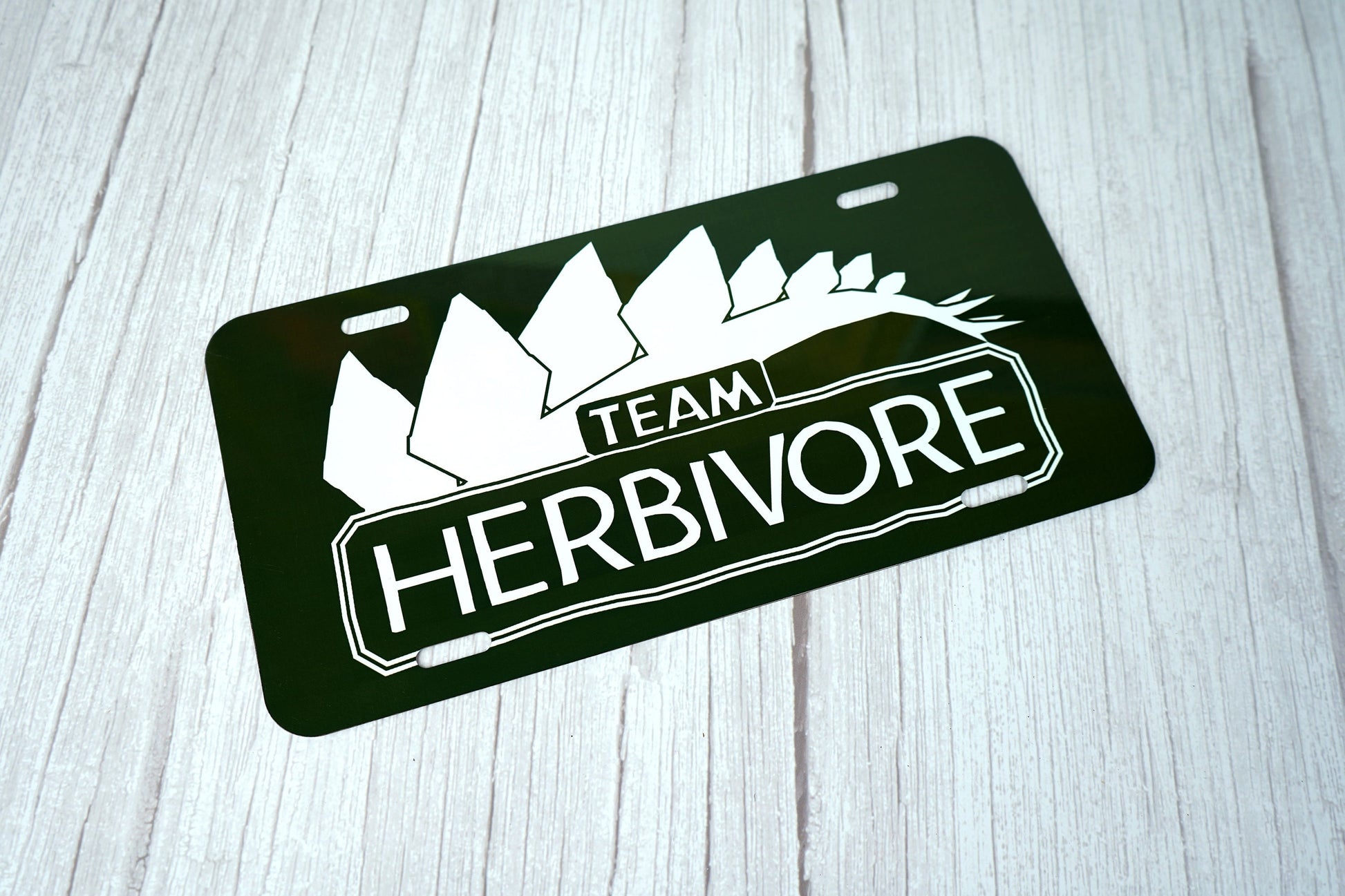 Team Herbivore Novelty License Plate