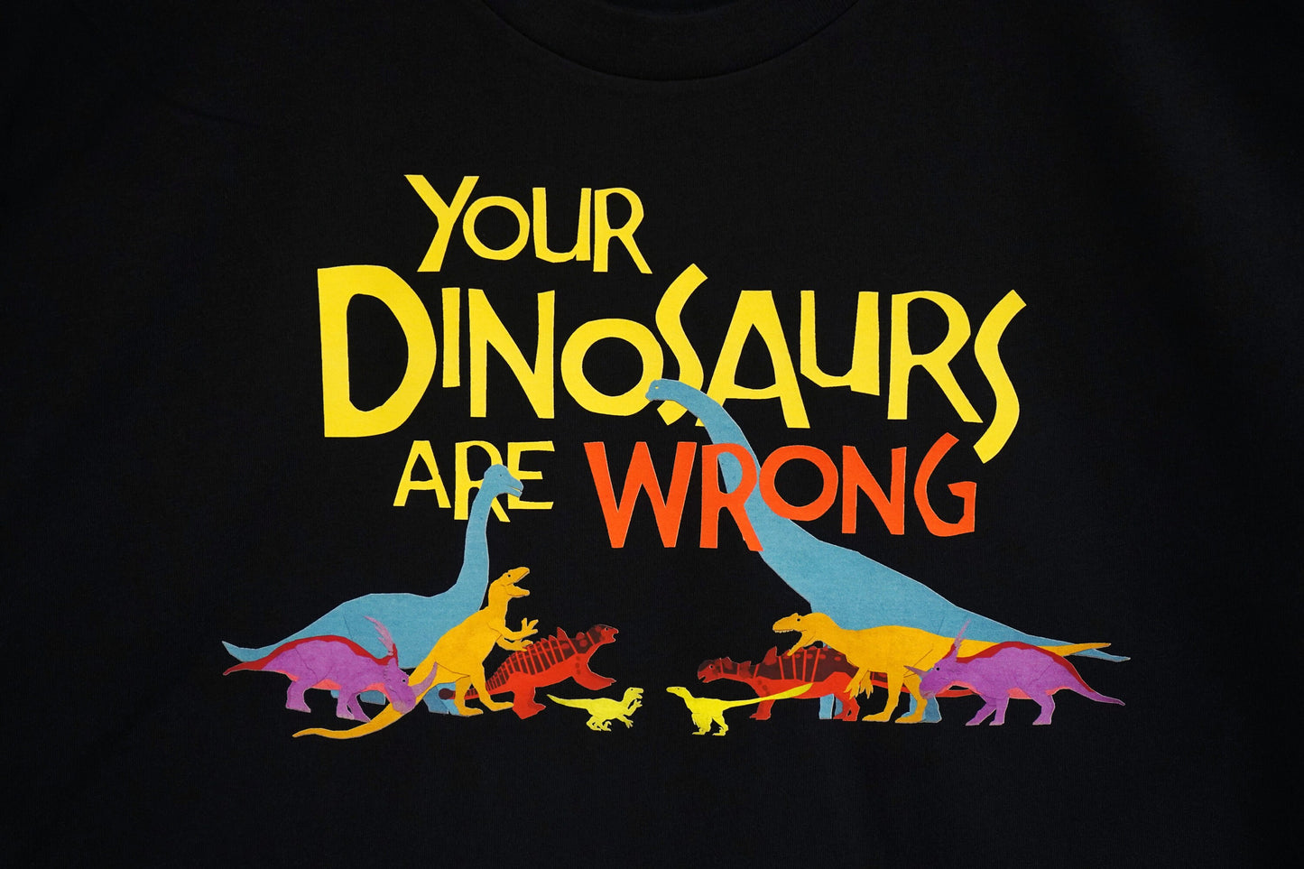 Wrong vs Right Dinosaurs T-shirt