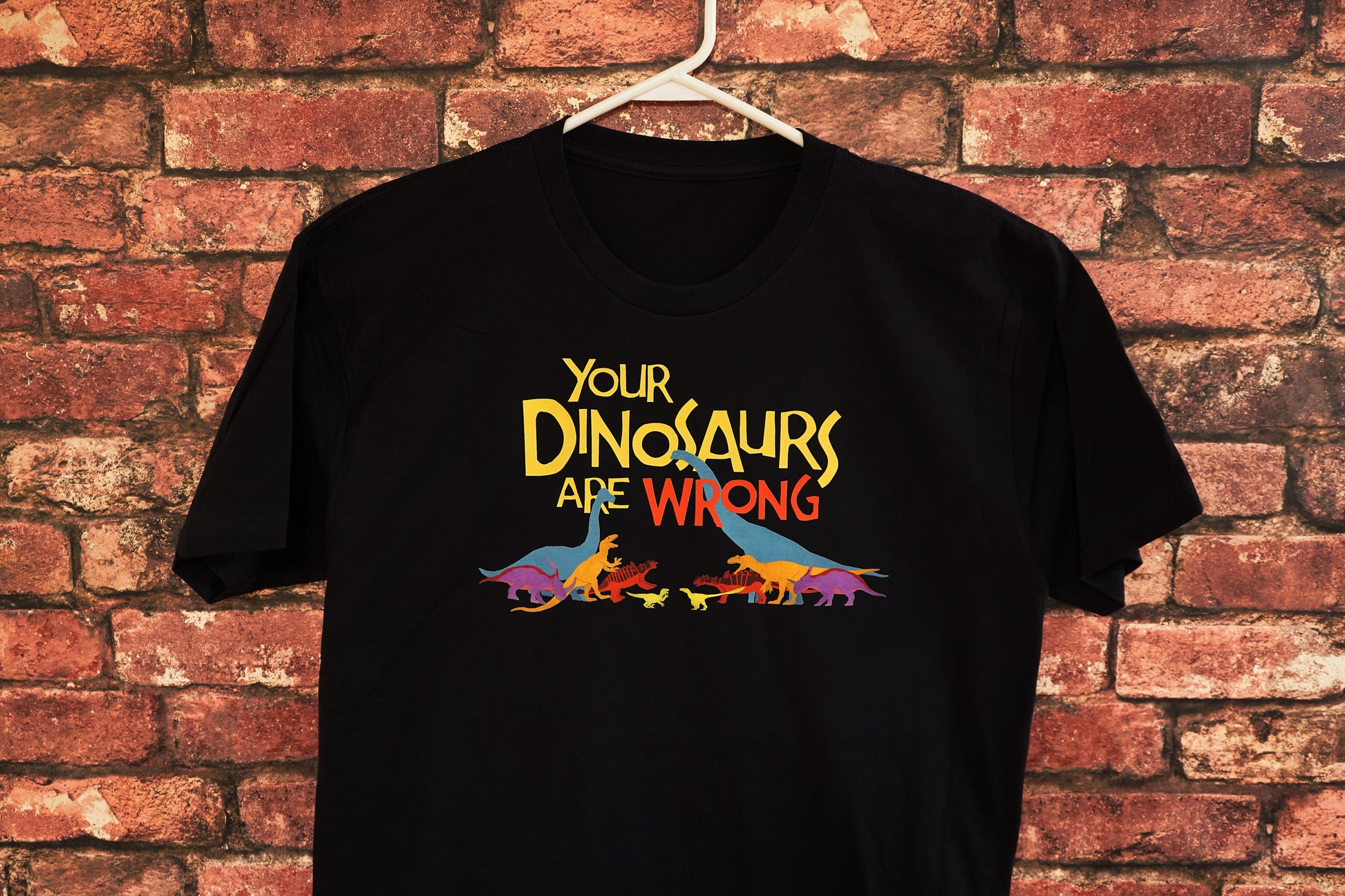 Wrong vs Right Dinosaurs T-shirt