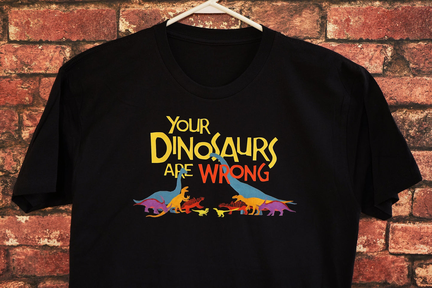 Wrong vs Right Dinosaurs T-shirt