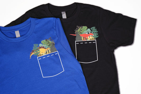 Dinosaur "Pocket Biome" Shirt - Youth