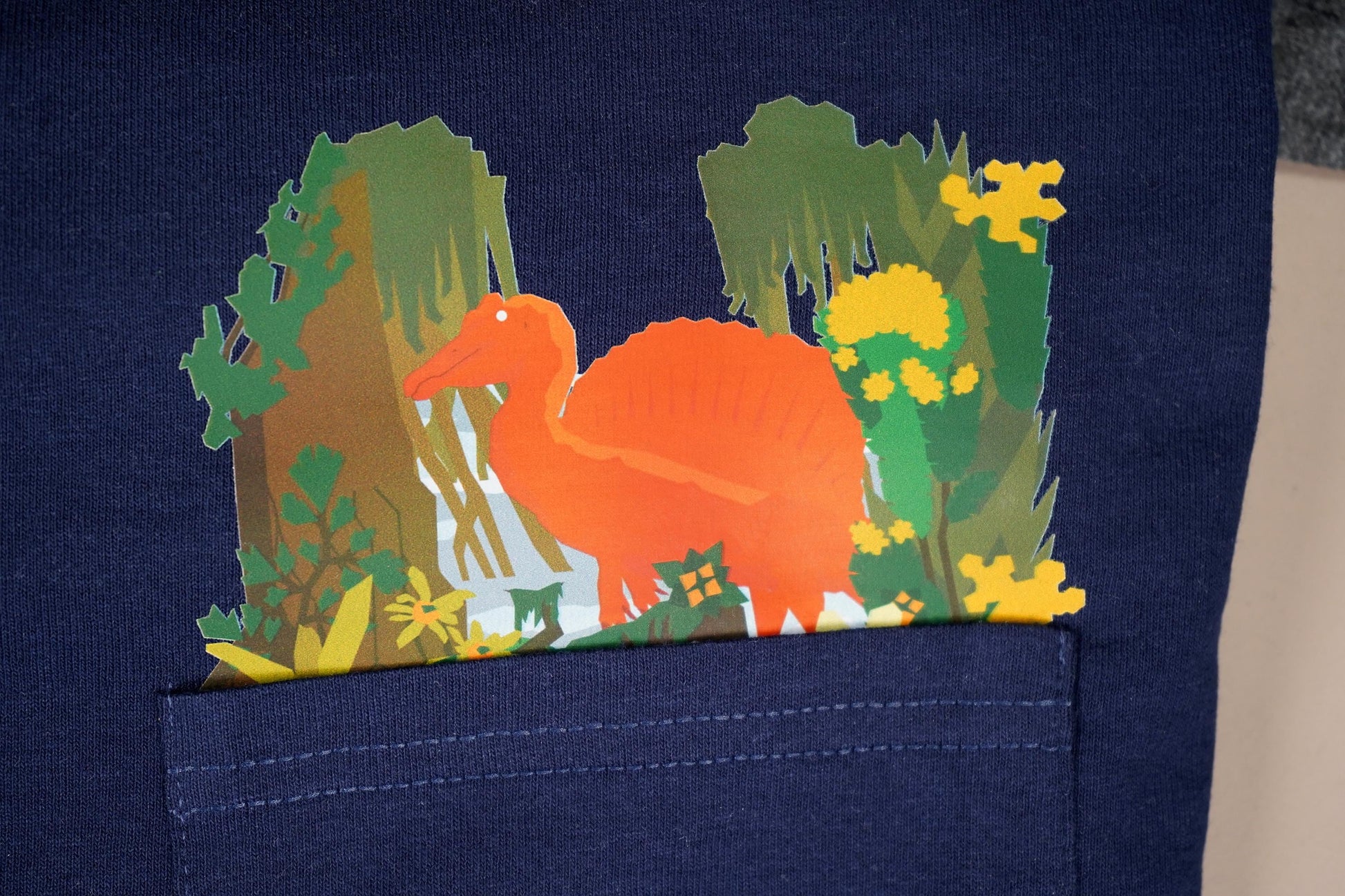 Dinosaur "Pocket Biome" Shirt - Adult