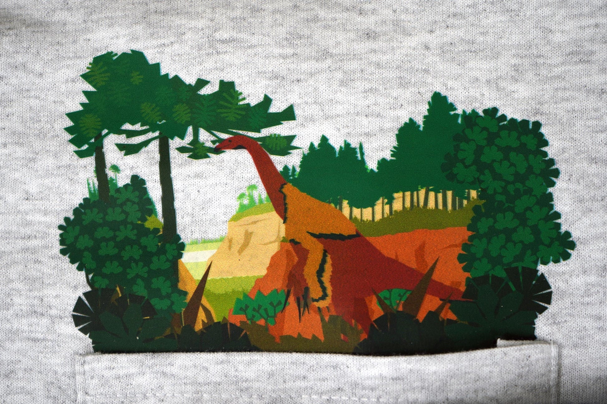 Dinosaur "Pocket Biome" Shirt - Adult