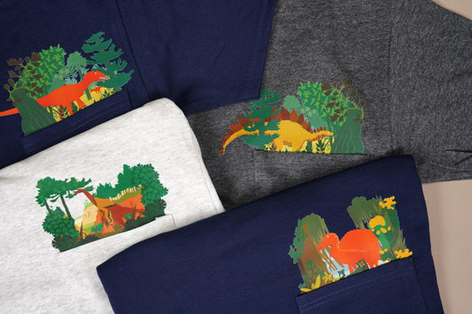 Dinosaur "Pocket Biome" Shirt - Adult
